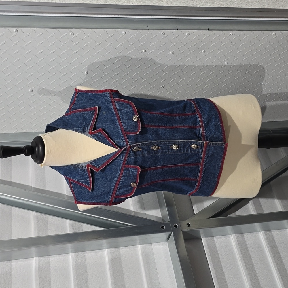 Gordon‎ & James Denim Vest Size Small